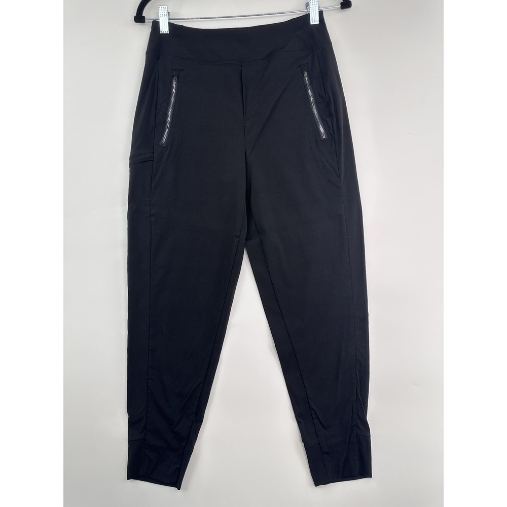 Athleta Trekkie North High Rise Jogger Women's 2P Black Hiking Travel Ripstop
